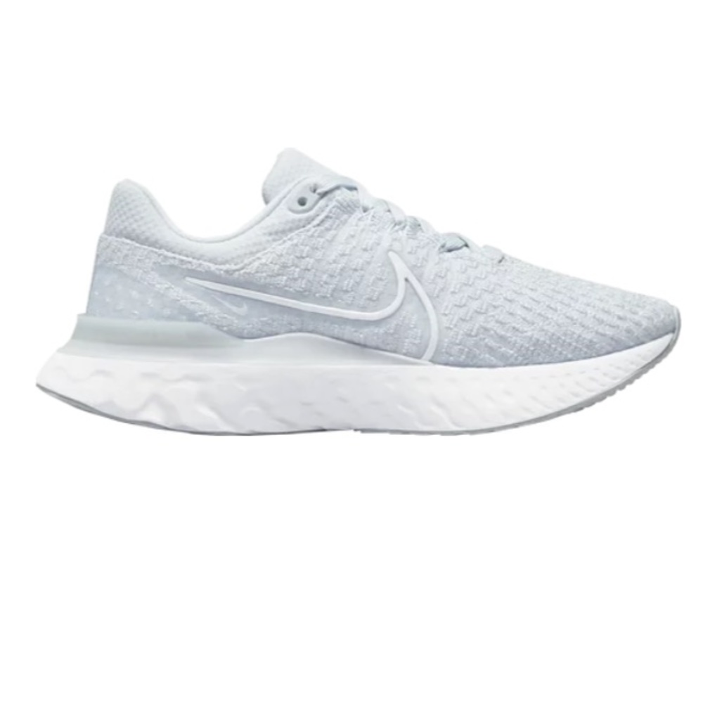 Nike React -Flyknit 3 Pure Platinum - Size 7.5